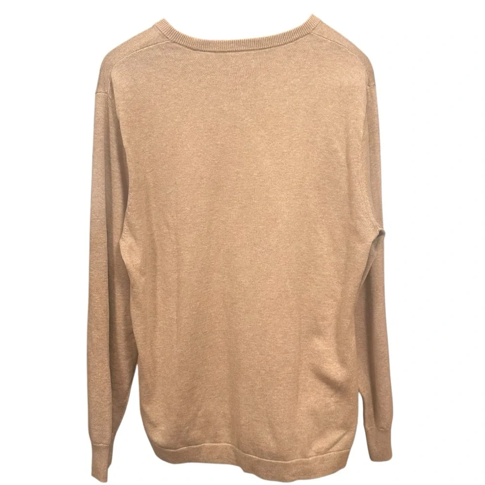 J.Crew 100% Cotton Tan Lightweight Sweater -‎ Size M